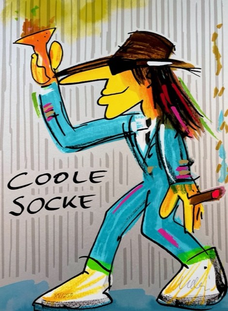 Coole Socke Türkis